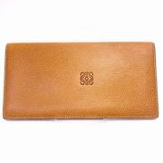 Pre-owned Leather wallets Loewe Pre-owned , Brown , Dames