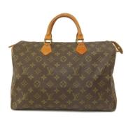 Pre-owned Canvas handbags Louis Vuitton Vintage , Brown , Dames