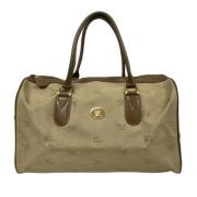 Pre-owned Fabric handbags Burberry Vintage , Beige , Dames