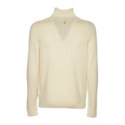 Ivory Dolcevita Sweaters Dondup , Beige , Heren