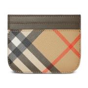 Klassieke Check Creditcardhouder Portemonnee Burberry , Multicolor , D...