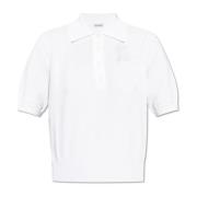 Polo met logo Burberry , White , Dames