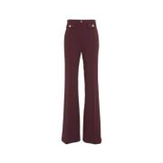 Rode Broek Aw24 Elisabetta Franchi , Brown , Dames