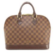 Pre-owned Canvas handbags Louis Vuitton Vintage , Brown , Dames