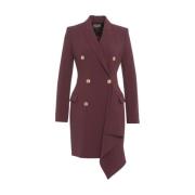 Rode Blazer Aw24 Dameskleding Elisabetta Franchi , Brown , Dames