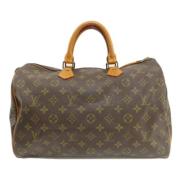 Pre-owned Canvas handbags Louis Vuitton Vintage , Brown , Dames