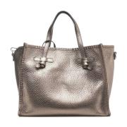 Bronzen Shopper Tas Aw24 Gianni Chiarini , Brown , Dames