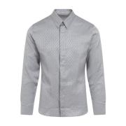 Gris Silk Shirt Dior , Gray , Heren