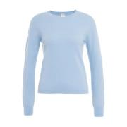 Blauwe Gebreide Trui Aw24 MVM , Blue , Dames