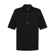 Zwarte Polo T-shirts met Klein Logo Givenchy , Black , Heren