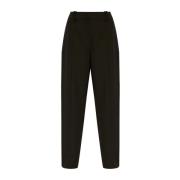 Zwarte Broek Met Rechte Pijpen Ganni , Black , Dames