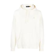 Witte Sweater met Trekkoord Capuchon Polo Ralph Lauren , White , Heren