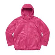 Beperkte oplage Gore-Tex leren jas Magenta Supreme , Pink , Heren