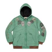 Chinese Muur Hooded Werkjas Supreme , Green , Heren