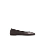 Leren balletflats Ami Paris , Brown , Dames