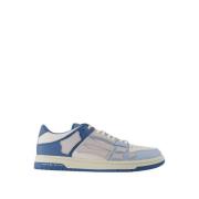 Blauw Wit Leren Lage Sneakers Amiri , Multicolor , Heren