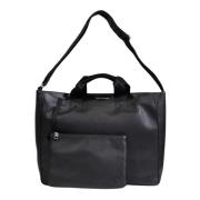 Slimme Tote PU Tas Herfst/Winter Collectie Calvin Klein , Black , Dame...