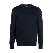 Blauwe Sweater Collectie Hugo Boss , Blue , Heren