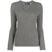 Trui met ronde hals Polo Ralph Lauren , Gray , Dames