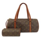 Pre-owned Canvas louis-vuitton-bags Louis Vuitton Vintage , Brown , Da...