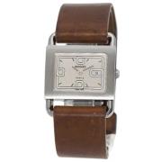 Pre-owned Stainless Steel watches Hermès Vintage , Gray , Dames