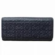 Pre-owned Leather wallets Loewe Pre-owned , Blue , Heren