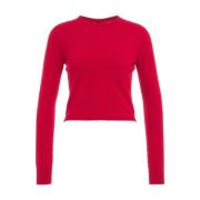 Rode Gebreide Kleding Aw24 Dames MVM , Red , Dames