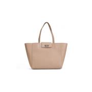 Medium Shopper Tas Herfst/Winter Collectie Calvin Klein , Beige , Dame...