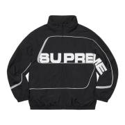 Beperkte Oplage Zwarte Track Jacket Supreme , Black , Heren