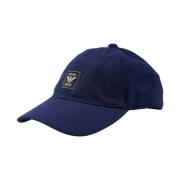 Logo Patch Cap - Blauw Emporio Armani , Blue , Heren