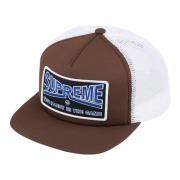 Mesh Back 5-Panel Bruin Hoed Supreme , Brown , Unisex