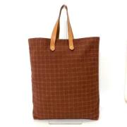 Pre-owned Fabric handbags Hermès Vintage , Brown , Dames