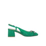 Stijlvolle hakken met stijgbeugel detail Alma EN Pena , Green , Dames