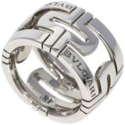 Pre-owned White Gold rings Bvlgari Vintage , Gray , Dames