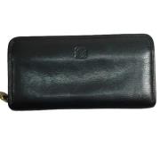 Pre-owned Leather wallets Loewe Pre-owned , Black , Dames