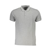 Geborduurd Poloshirt met Contrasterende Details Cavalli Class , Gray ,...