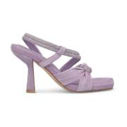 Geknoopte Hak Sandaal Alma EN Pena , Purple , Dames