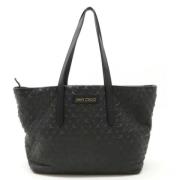 Pre-owned Leather shoulder-bags Jimmy Choo Pre-owned , Black , Dames