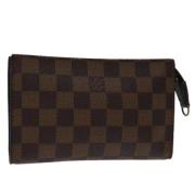 Pre-owned Canvas pouches Louis Vuitton Vintage , Brown , Dames