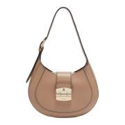 Schoudertas met Halvemaanvorm Furla , Brown , Dames