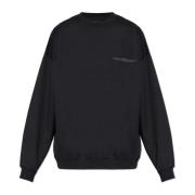 Sweatshirt met bedrukt logo Y-3 , Black , Unisex