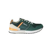 Groene Polyester Sneaker met Veters Carrera , Green , Heren