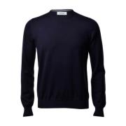 Stijlvolle Paricollo Sweater Gran Sasso , Blue , Heren