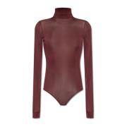 Logo bodysuit Maison Margiela , Red , Dames