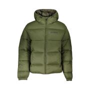 Groene Hoodie Napapijri , Green , Heren