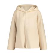 Wollen Hoodie Gennaio Max Mara , Beige , Dames