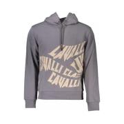 Grijs sweatshirt met iconische logoprint Cavalli Class , Gray , Heren