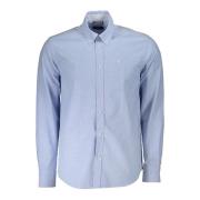 Lichtblauw Katoenen Overhemd met Button-Down Kraag North Sails , Blue ...