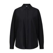 Elastische Blouse met Knoopsluiting Riani , Black , Dames