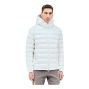 Chique donsjack met capuchon Moncler , White , Heren